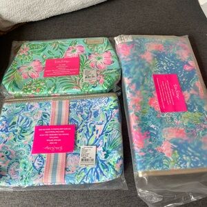 NWT Lilly Pulitzer pouch bags and travel organizer